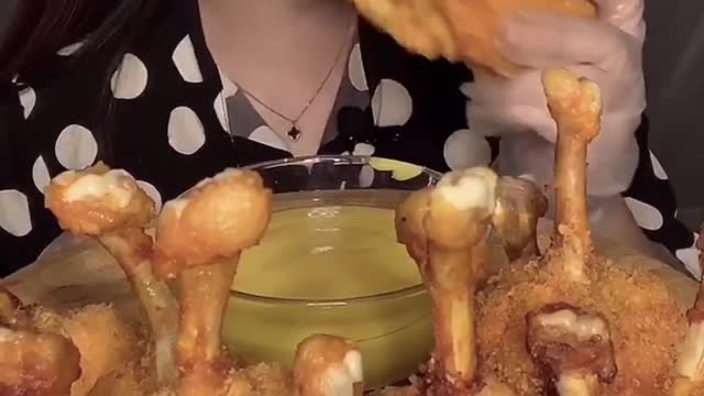 Delicious Fried Chicken Mukbang AMSR