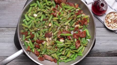 Crispy Prosciutto and Green Beans