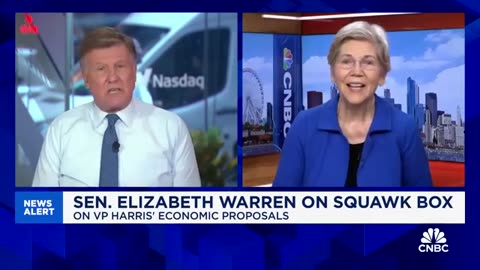 CNBC host slams Elizabeth Warren on price