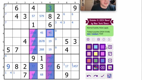 Sudoku 2024 10 08 hard