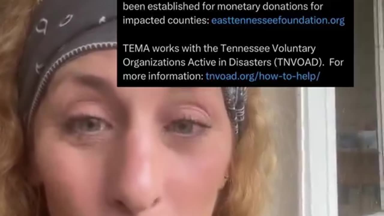 Tennessee emergency management services tells people to stop helping people in affected areas