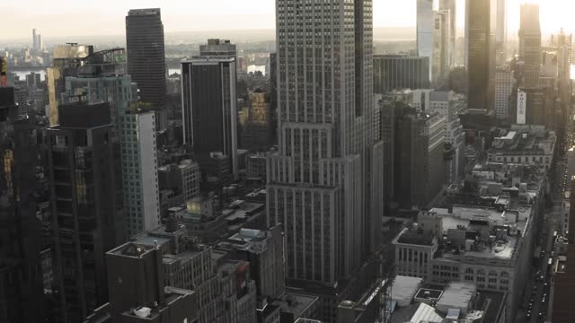 New York City drone walk