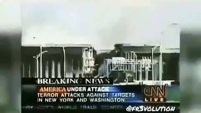 CNN REPORTS NO EVIDENCE OF PLANE CRASH ANYWHERE NEAR PENTAGON DURING 911 2001 NO WINGS NO TAIL