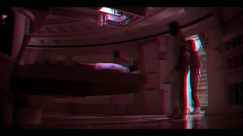 3D Anaglyph Alien 4K 80% MORE DEPTH P12