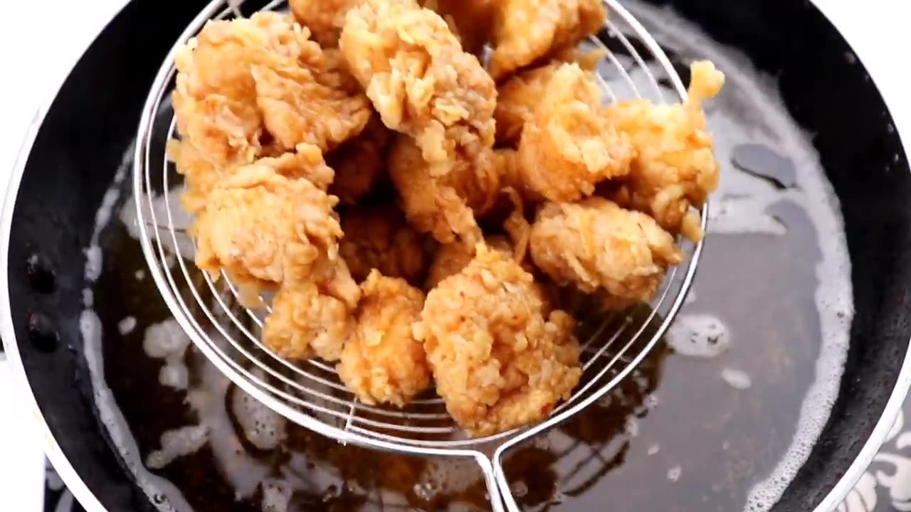 Chicken Popcorn Kfc Style chicken.