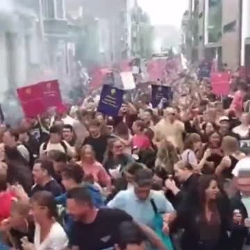 IN HOLLAND ON PROTESTS ITS OWN ATMOSPHERE