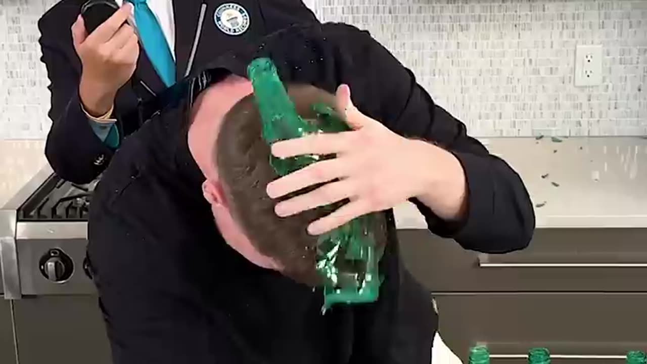 Bottle Head Smashing World Record Attempt!