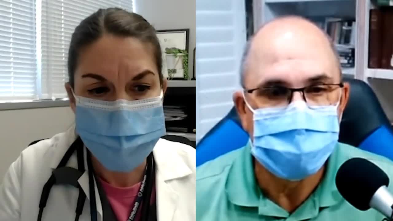 DR TED NOEL side by side with some silly doctor.