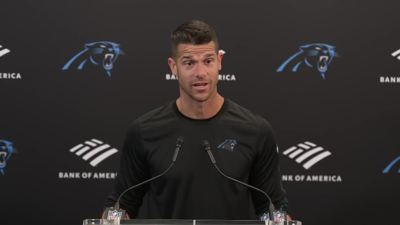 Dave Canales gives final update before Week 6 matchup against the Falcons