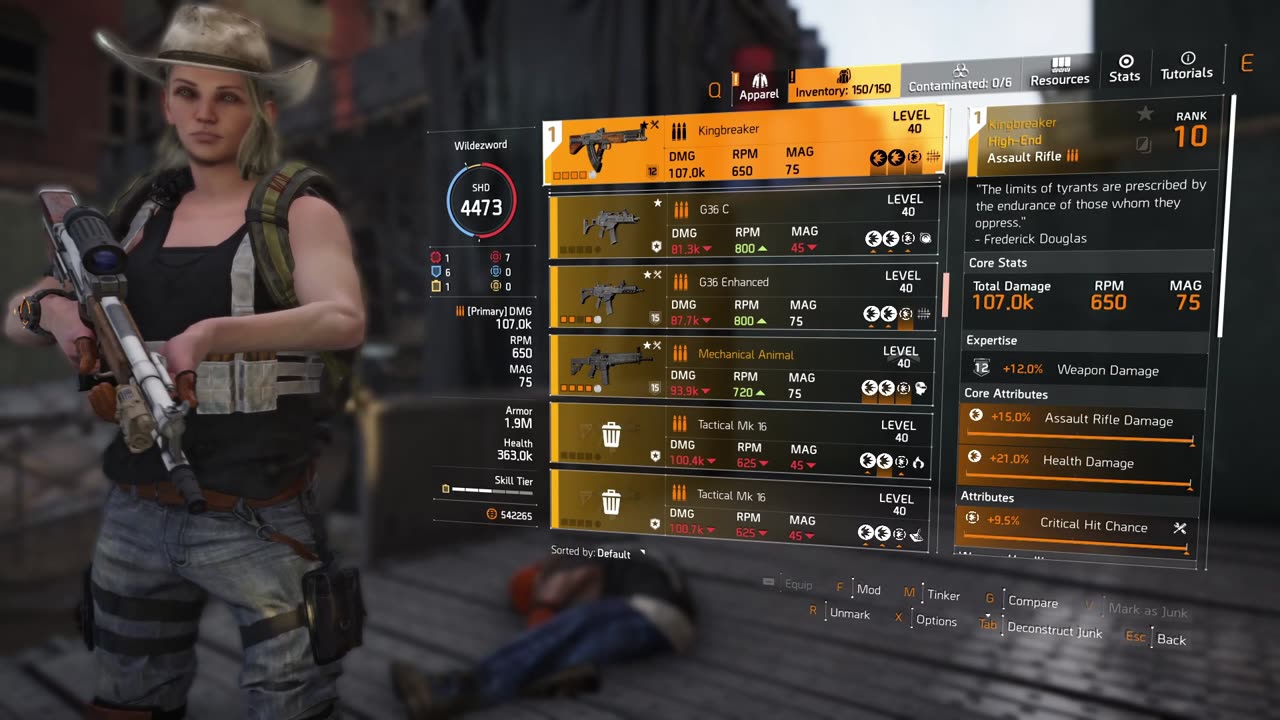 Trying Kamikazevondoom's "VECTOR IS KING" Tank Bld /70 Min Playtest of Civic Center Sweep #Division2