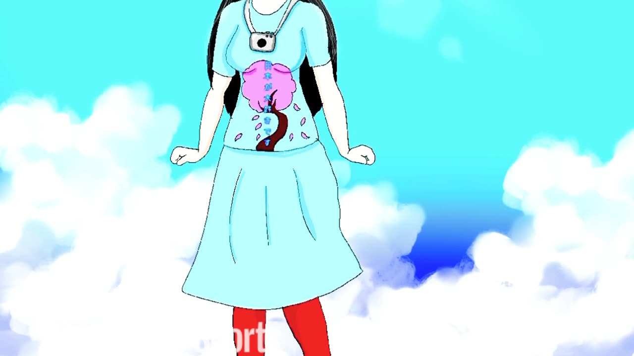 Oc Speedpaint nuclears tourist outfit