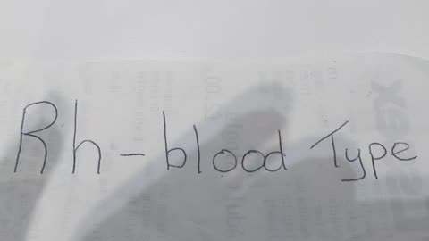 Rh- Blood Type Traits