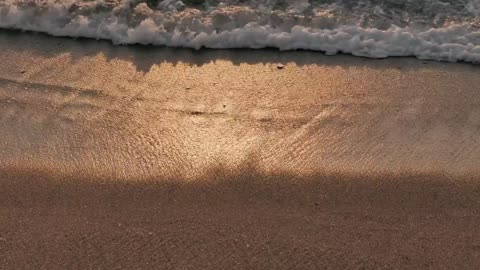 Waves reaching the shore