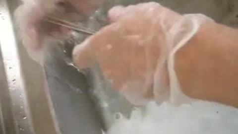 Washing dishes |morning routine|