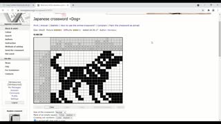 Nonograms - Dog 5