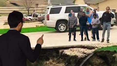 Man's Front Yard Suddenly Slumps & Uncovers Hole. When He Sees What's In It,