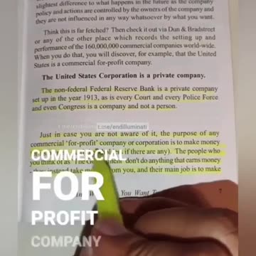 The United States is a Private Company