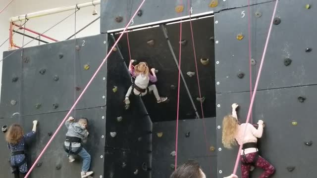 Bri Rock Climbing Inverted Wall