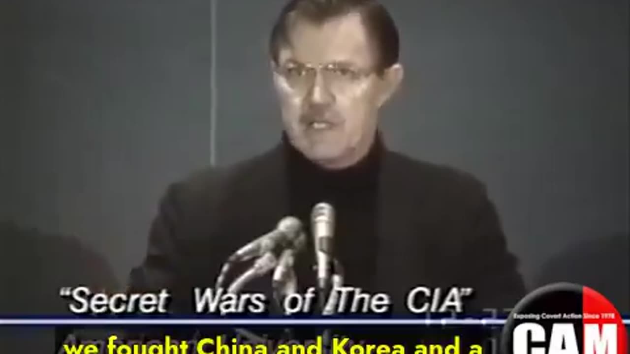 CIA whistleblower John Stockwell (1989): "We've killed at least 6 million people.