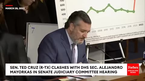 Ted Cruz's Shocking Confrontation With Mayorkas Leads Sec To Call His Conduct 'Revolting'