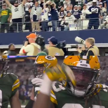 Packers' Aaron Jones after scoring two TDs against Cowboys