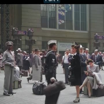 Old Penn Station New York 1950s