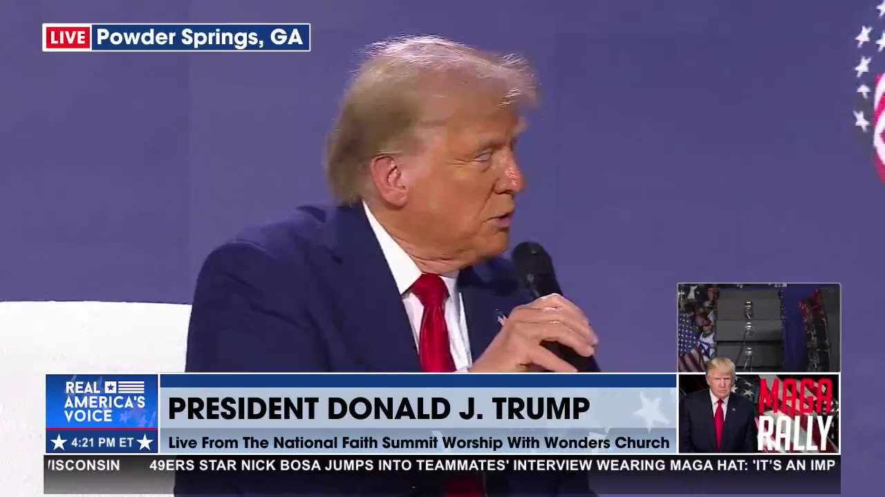 TRUMP - CHURCH WAS IMPORTANT TO MY PARENTS