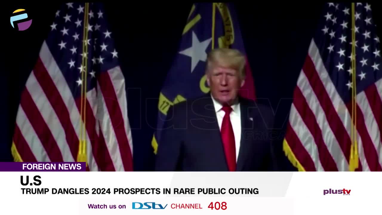 Trump Dangles 2024 Prospects In Rare Public Outing