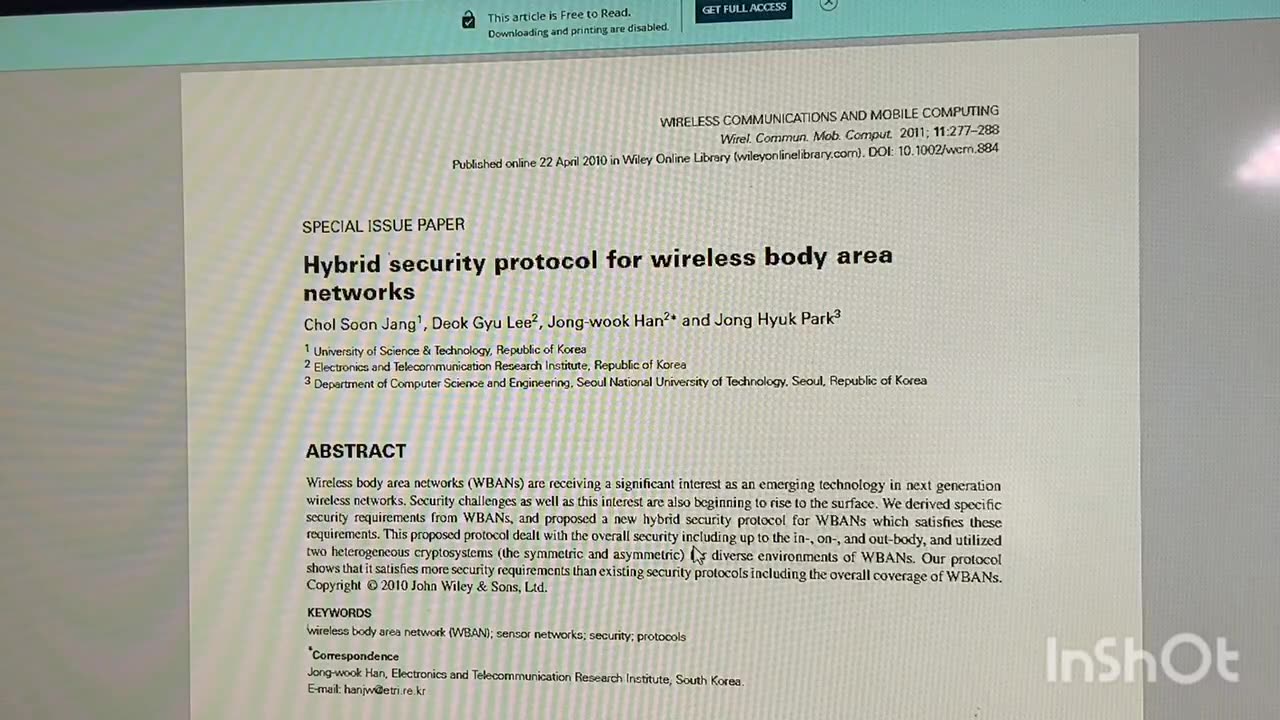 Biocybersecurity and your skin = "Surveillance Under The Skin"