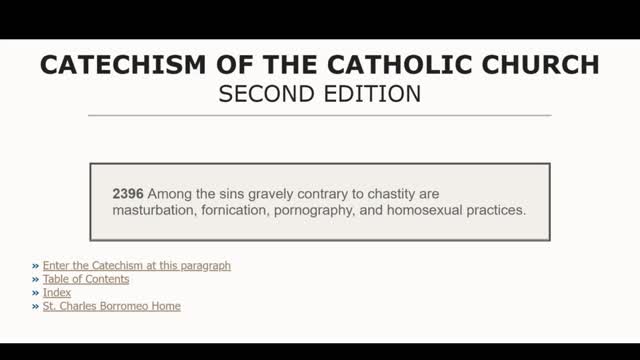 Exposing Misrepresentations of Church Teaching on Sodomy by Clerics