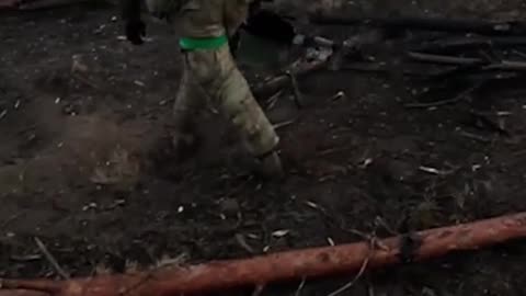 AZOV Brigade Recon Group Moving Through Highly Contested Serebryansky Forest