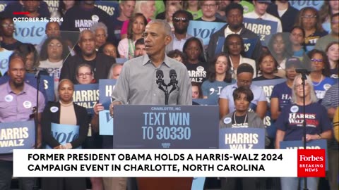 Obama Warns Voters At NC Rally- Trump Wont Have People Like John Kelly Around To Stop Him