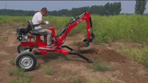 🕷️🚜 2 Wheels Spider Mini Excavator – The Ultimate Power for Your Farm! 🚜🕷️