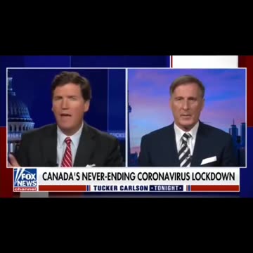 Tucker Carlson Maxime Bernier arrested for attending the freedom convoy