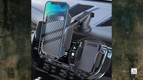 Review - Phone Mount for Car - Off-Road Level Suction Cup Protection