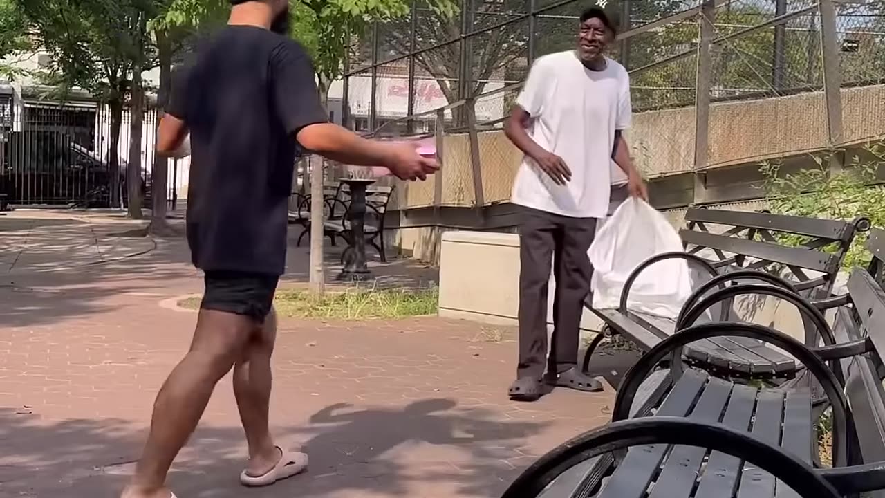 Giving Homeless Man The BEST Birthday Present