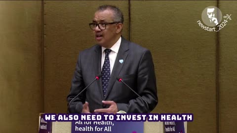 WHO Director General dr. Tedros