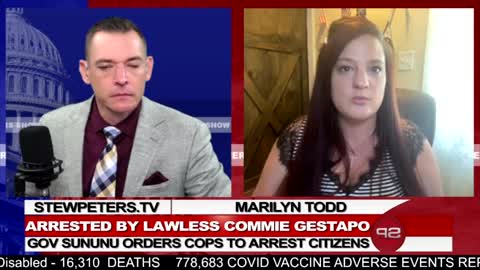 70-Year-Old Woman MANHANDLED by Cops For Free Speech in America.