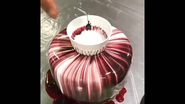 Compilation of Mirror Glaze Cake Decorating