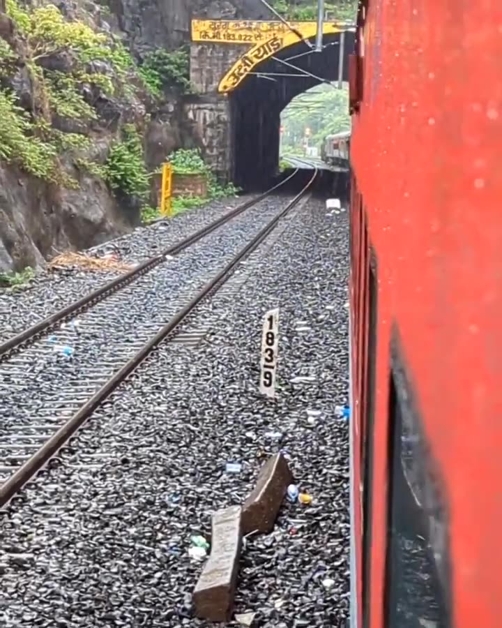 Indian Train | Monsoon ride | Entering into the Ghat Section