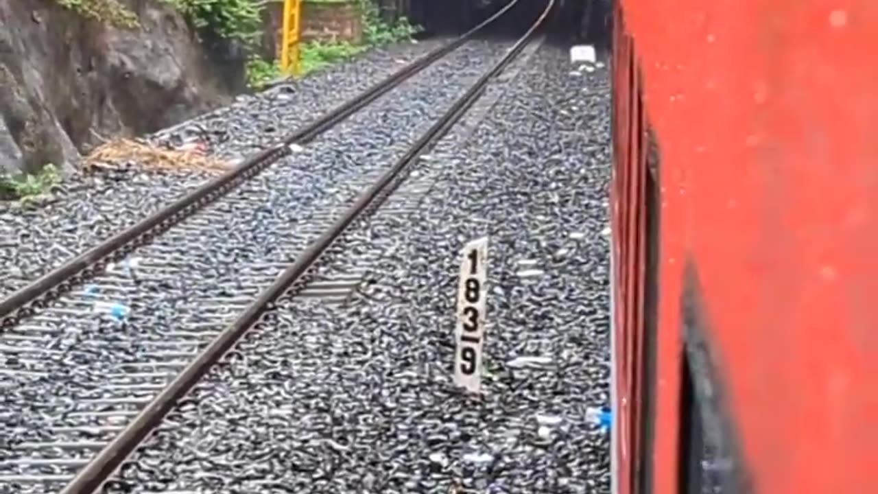 Indian Train | Monsoon ride | Entering into the Ghat Section