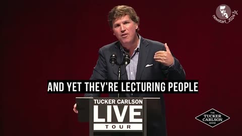 Great speech by Tucker Carlson
