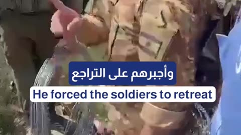 Lebanese army confronts Israeli military putting barb wire inside Lebanon