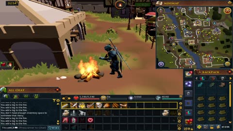 RuneScape firemaking grind (2024)