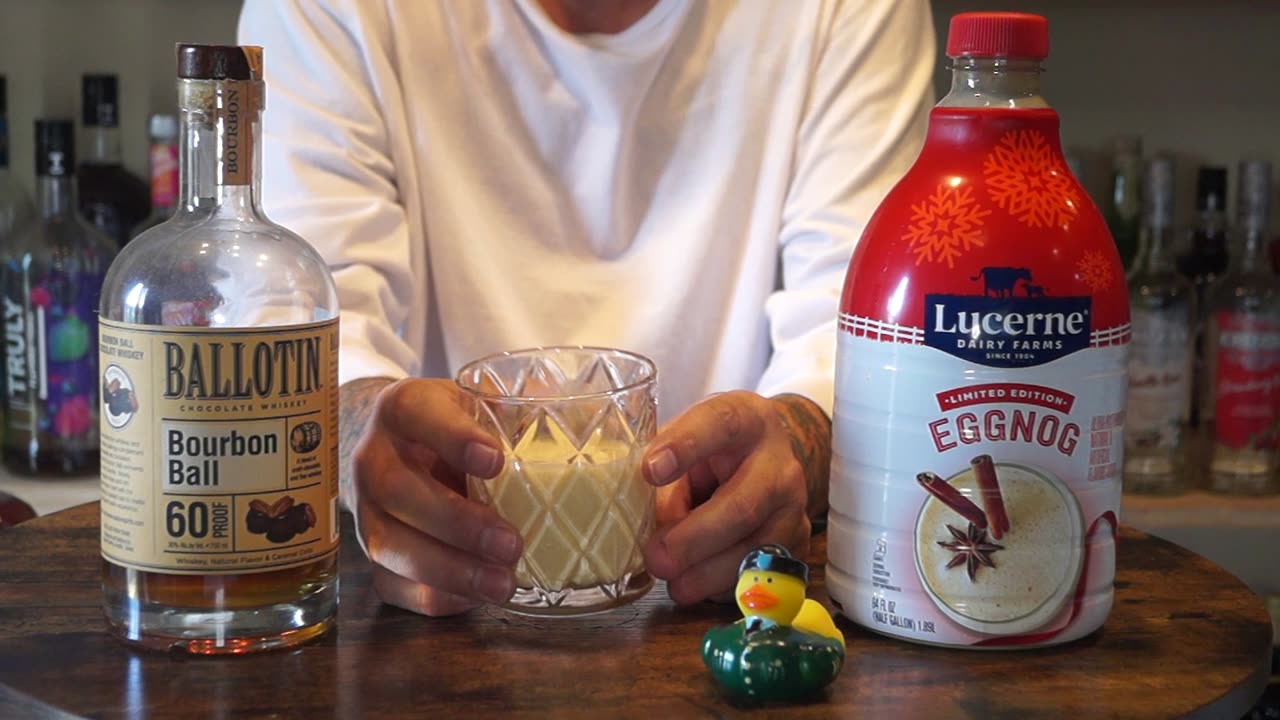 Larry Mooney - Ballotin Bourbon Ball & Lucerne Eggnog