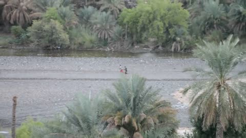 The arrival of the valley waits to the Bdaya area in 2nd day of eid