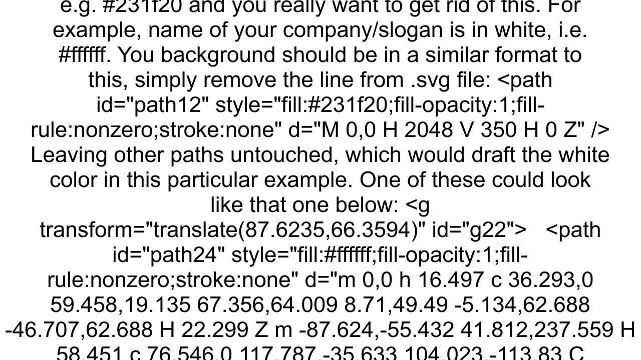 SVG transparent background web