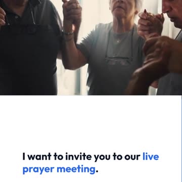 Join Our Live Prayer Meeting