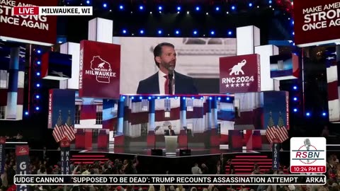 RNC 2024: Donald J. Trump Jr. at 2024 RNC in Milwaukee, WI