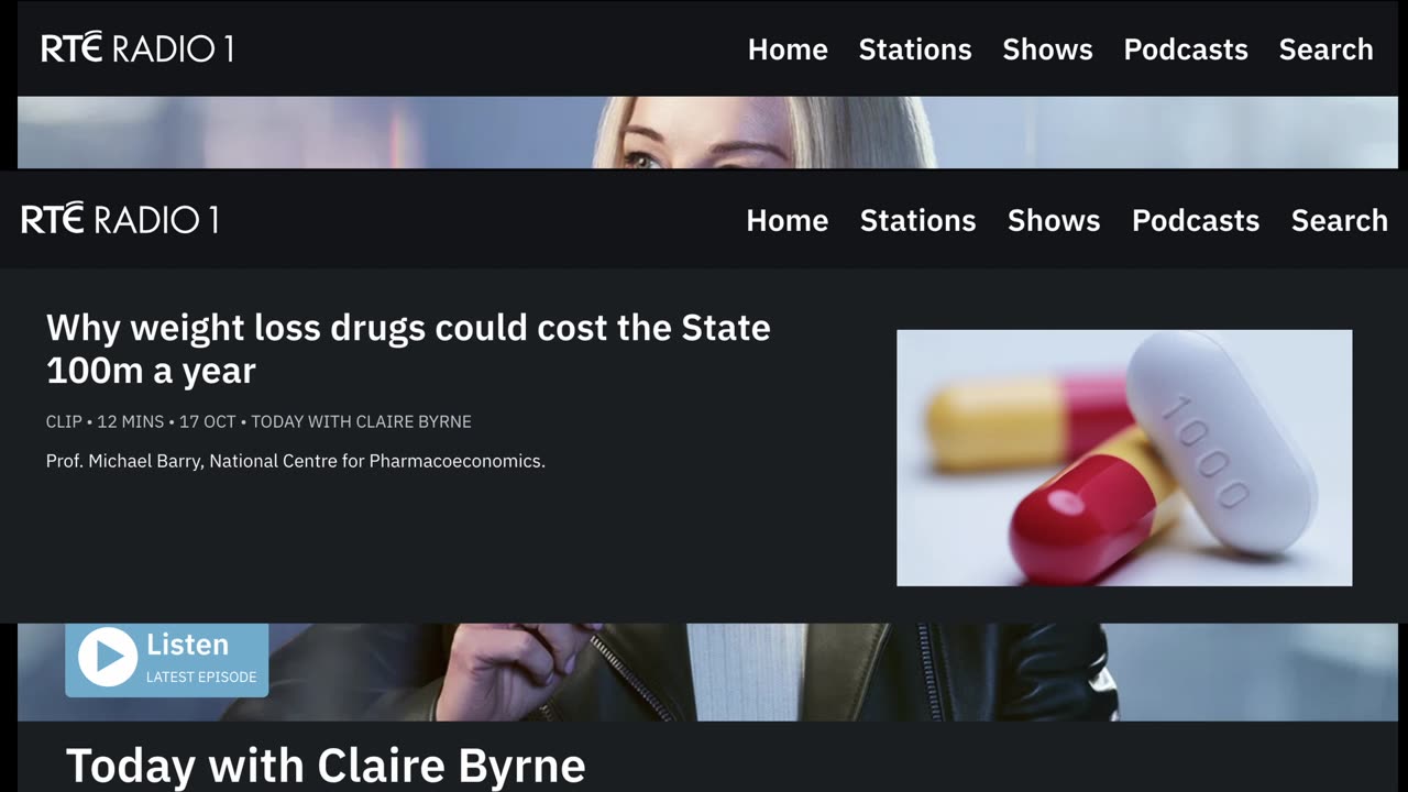 Big Pharma luvvie Claire Byrne pushing Ozempic but as usual there's a catch...